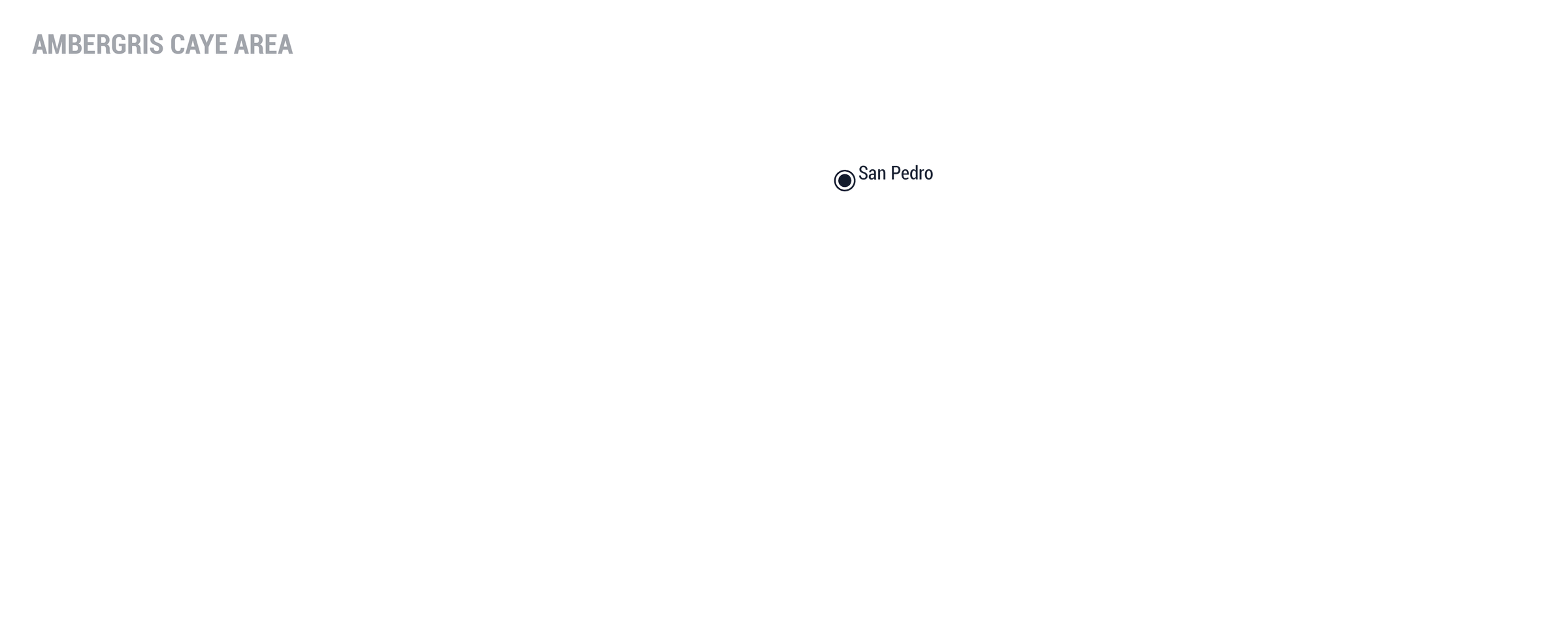 Belize Snorkeling Map 